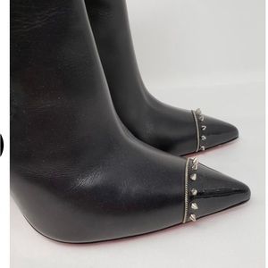 Christian Louboutin Banjo Studded Leather Boots